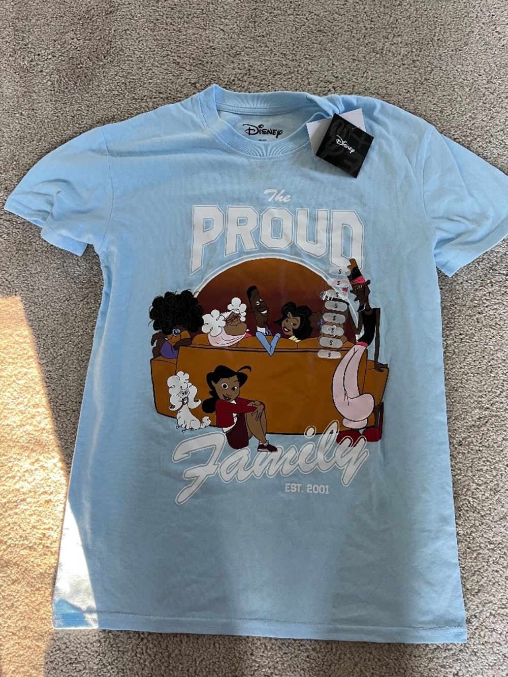 Proud Family Shirt ! NWT! Unique find! Y2K! Size Small